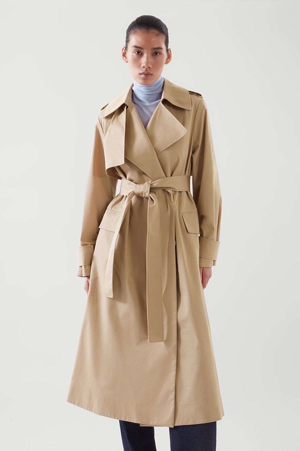 BELTED TRENCH COAT Beige Coat Spring Coat Coats Spring Outfits Work Wear | COS (US)