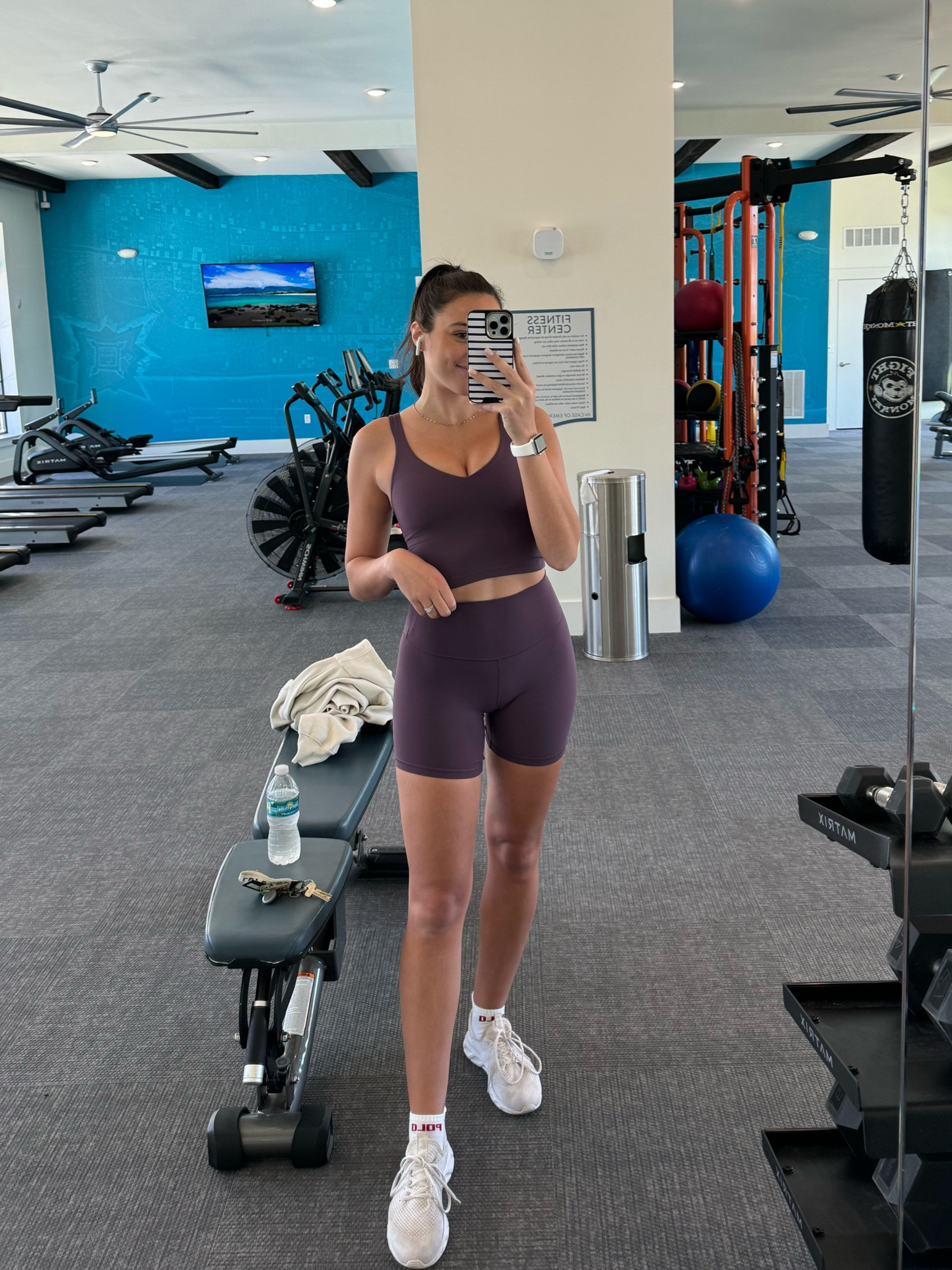 Dark purple #lululemon set 