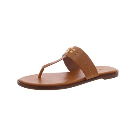 Tory Burch Womens Mini Everly Leather Embellished Thong Sandals | Walmart (US)