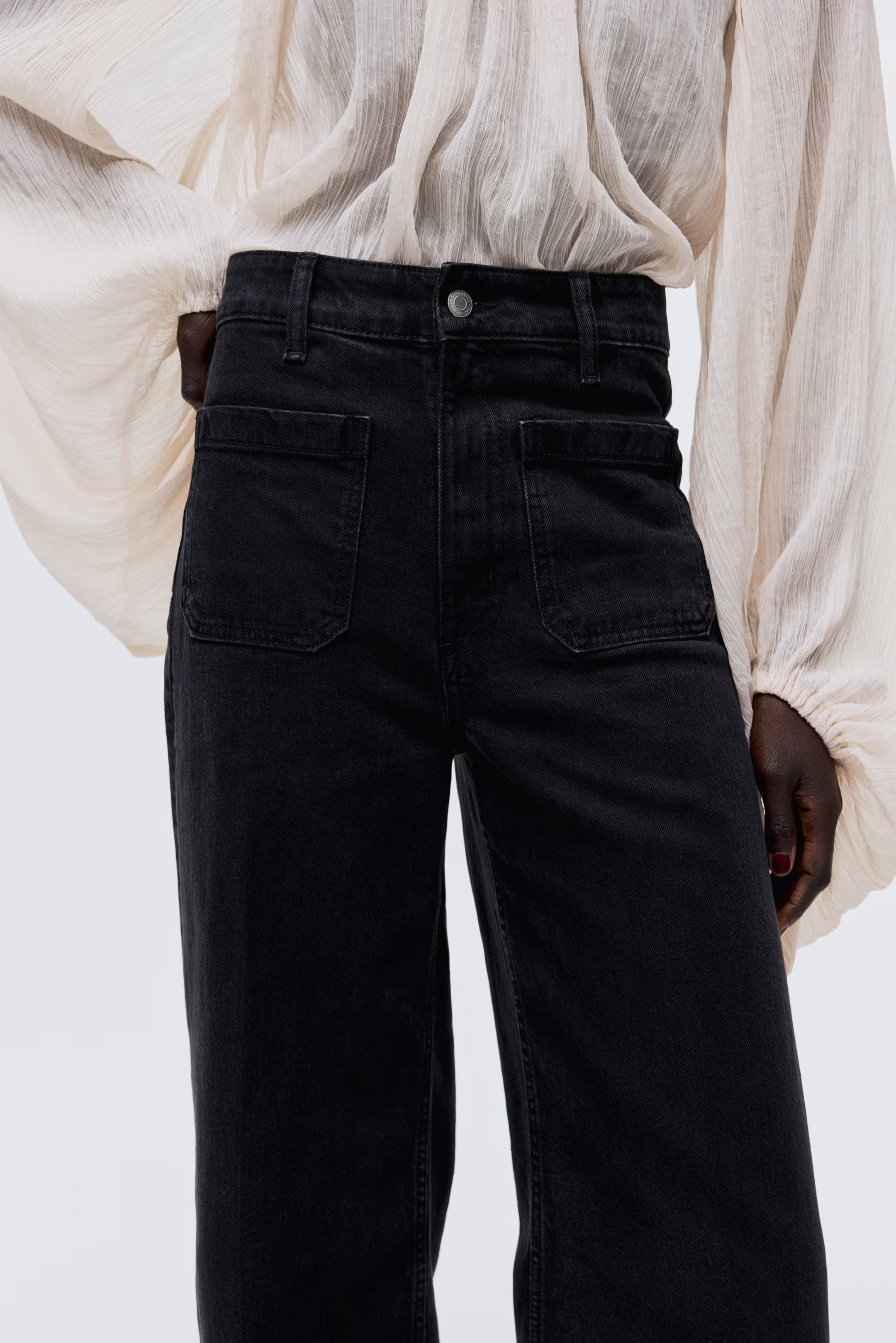 Wide High Jeans | H&M (US + CA)
