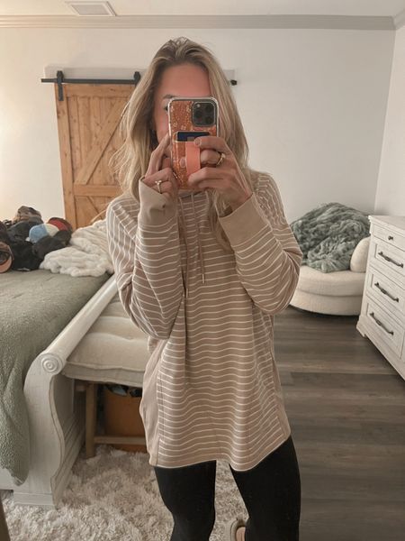 $18 walmart striped cowl neck tunic — also comes in black & white! Darling and cozy! + pockets🤎 love this tan color!

Casual / comfy / Walmart finds / neutrals / affordable / Holley Gabrielle 

#LTKstyletip #LTKfindsunder50 #LTKSeasonal