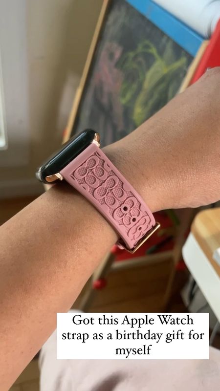 Coach Apple Watch Strap 
In love with this strap and the color 

#LTKstyletip #LTKfitness #LTKfindsunder100