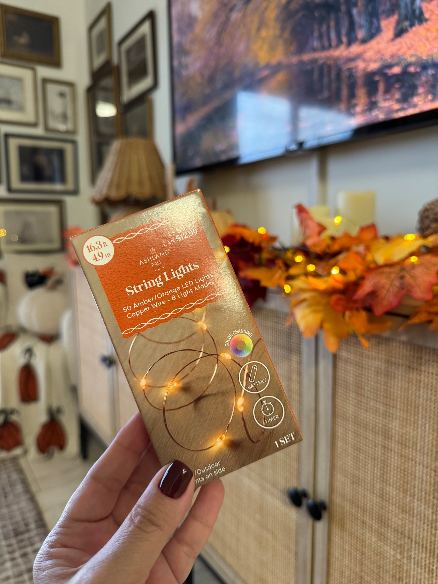 Fall twinkle lights ✨