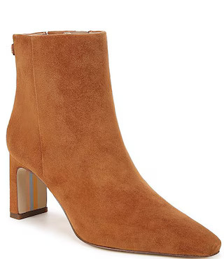 Sam Edelman Saige Suede Point Toe Dress Booties | Dillard's | Dillard's
