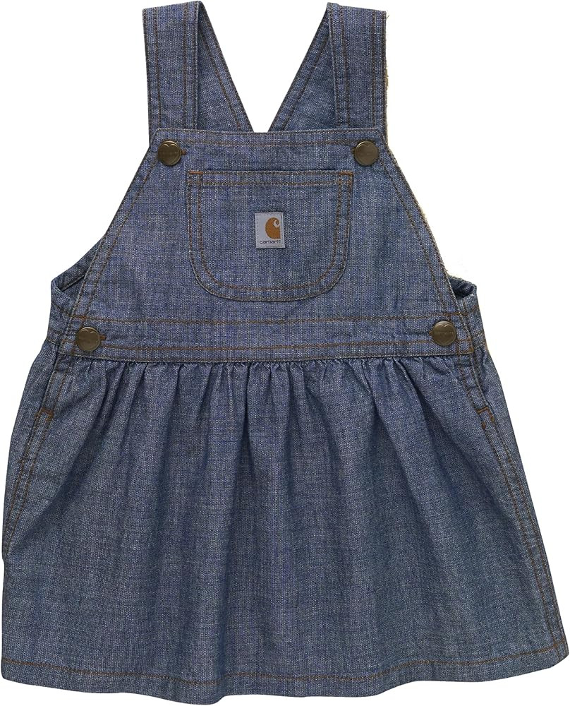 Carhartt Kid's CY9711 Denim Chambray Jumper - Girls | Amazon (US)