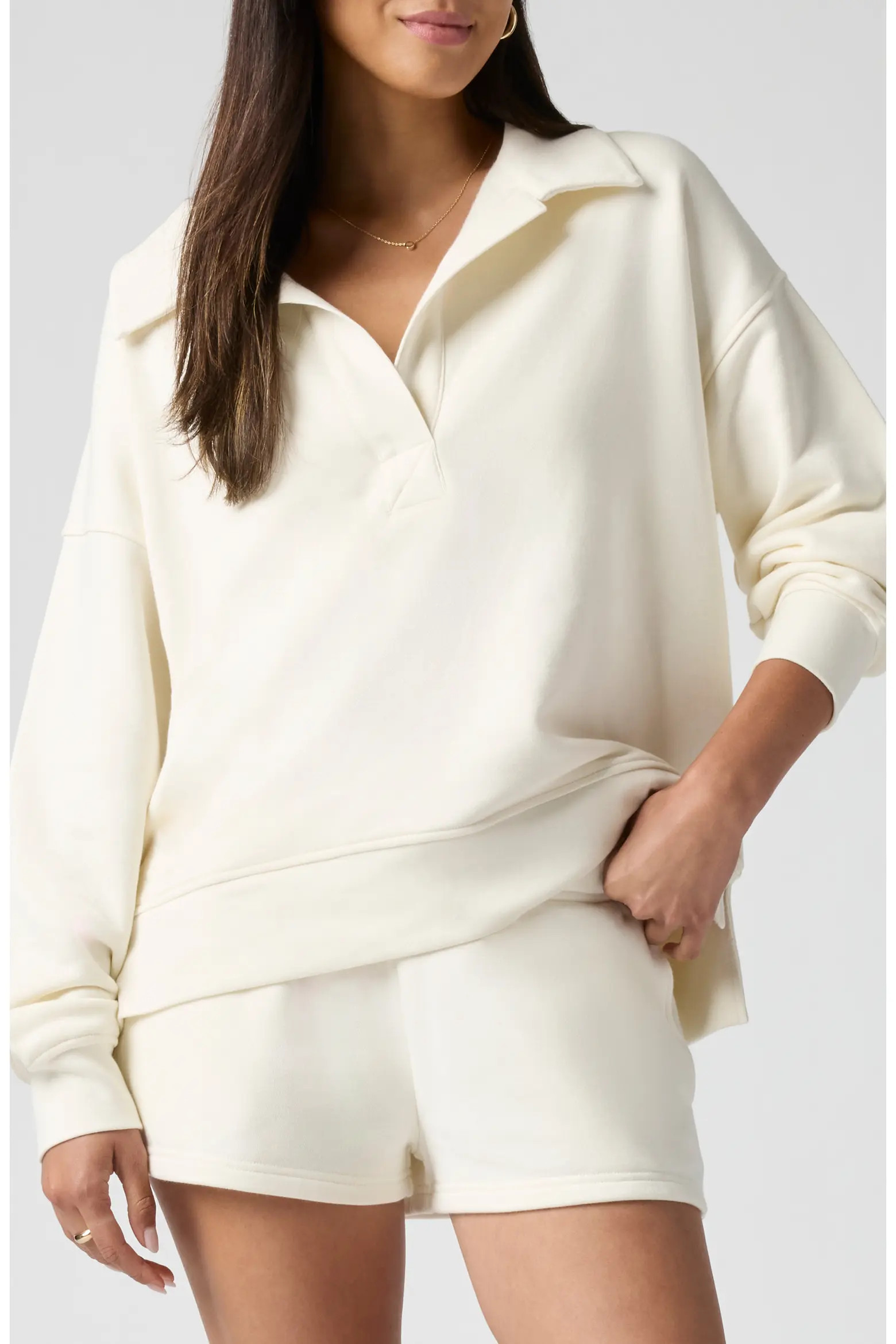 Florence by Mills Polo Collar Sweatshirt (Women) | Nordstrom | Nordstrom