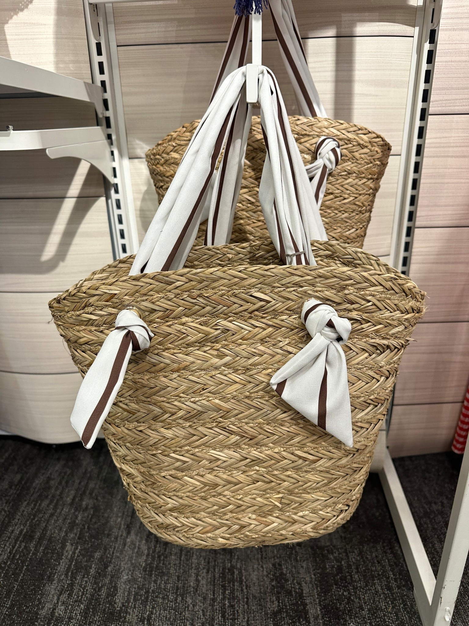 Are you kidding me Target?! This straw bag looks and feels so high end. Would be perfect for the farmers market, vacation, or even as a pool bag.

#LTKStyleTip #LTKFindsUnder50 #LTKItBag