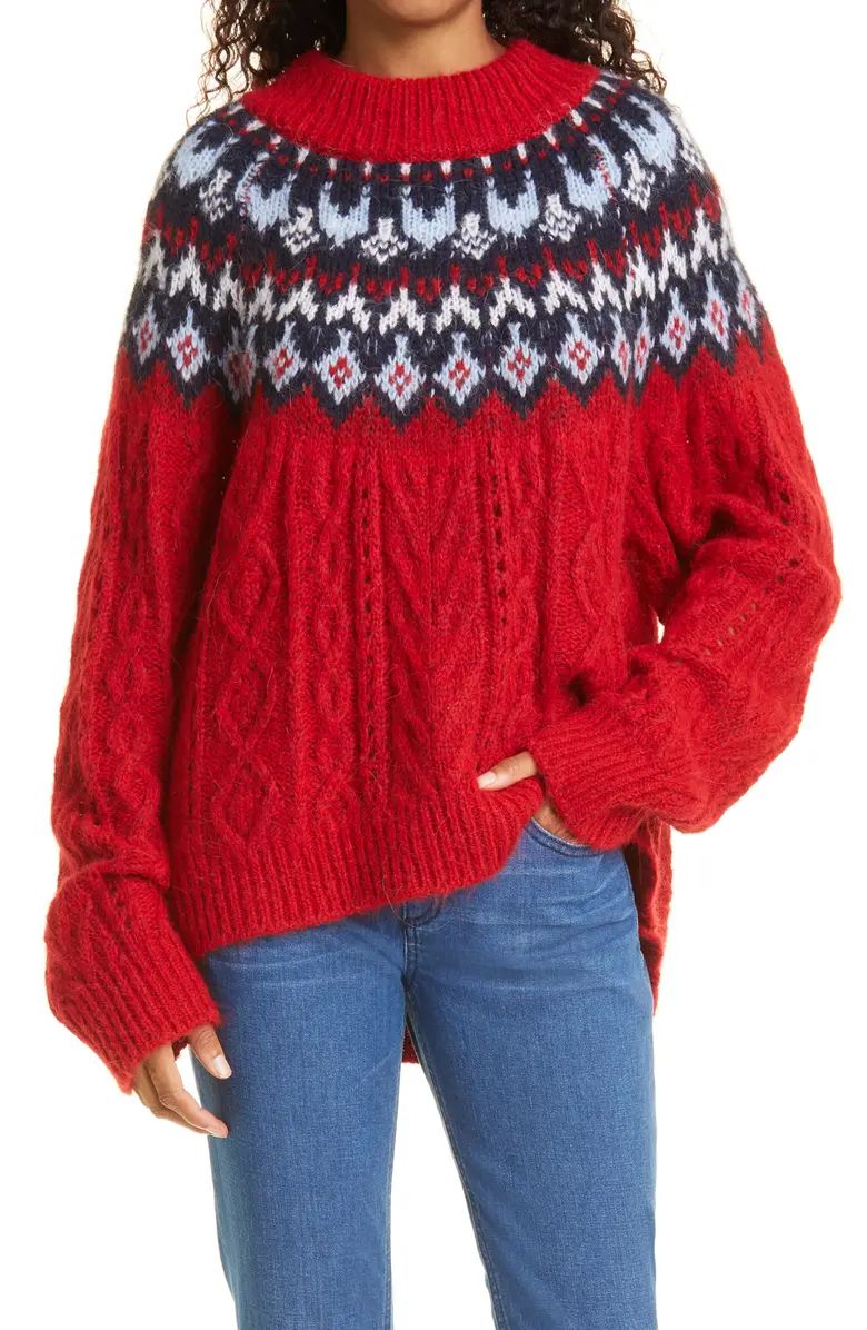 Willow Fair Isle Merino Wool Sweater | Nordstrom | Nordstrom