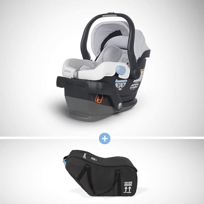 UPPAbaby MESA Infant Car Seat - Bryce (White & Grey Marl) + Travel Bag for MESA | Amazon (US)