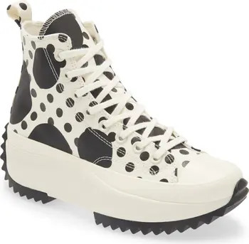 Chuck Taylor® All Star® Run Star Hike Polka Dot High Top Platform Sneaker | Nordstrom