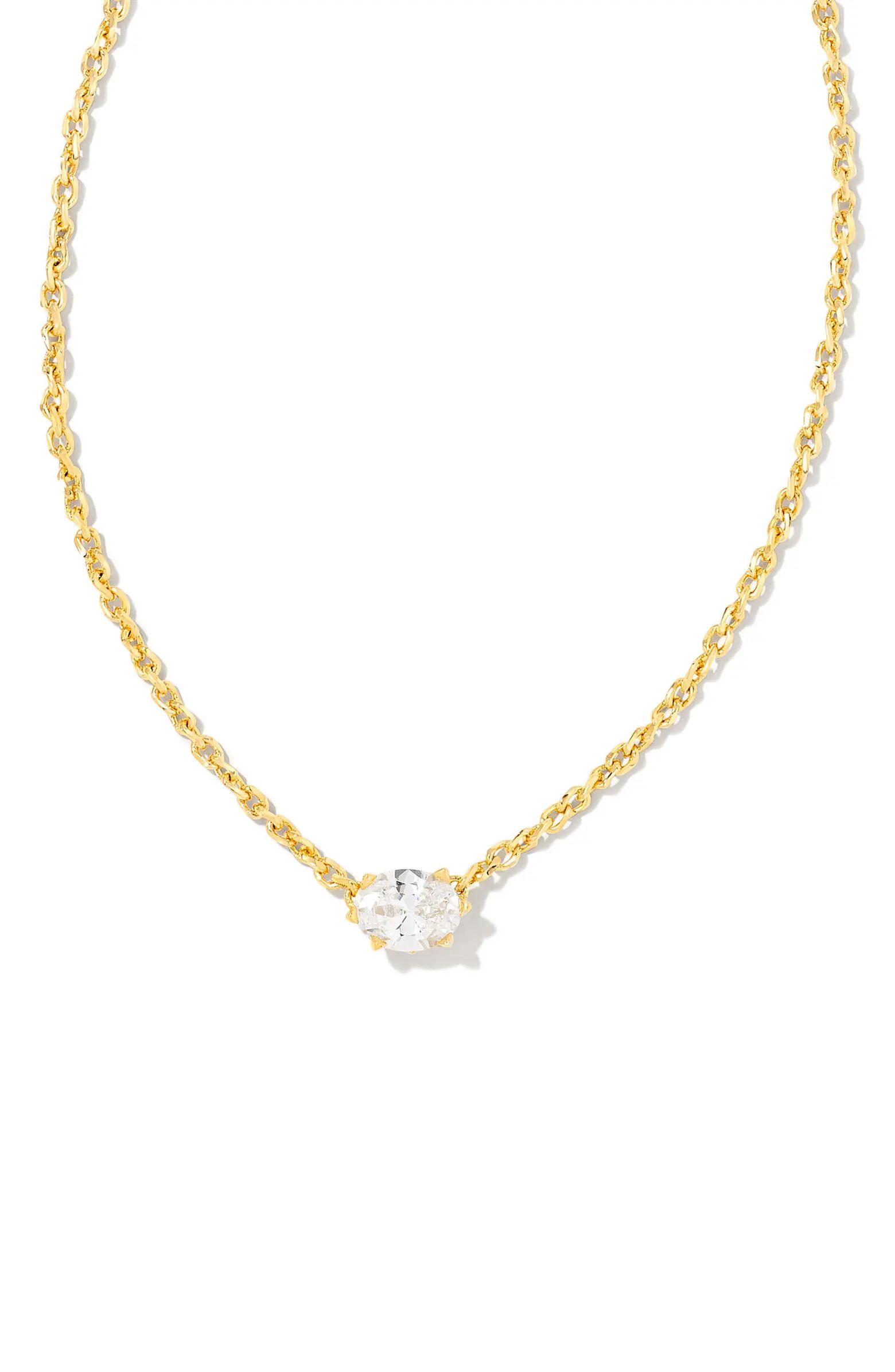 Cailin Cubic Zirconia Station Necklace | Nordstrom
