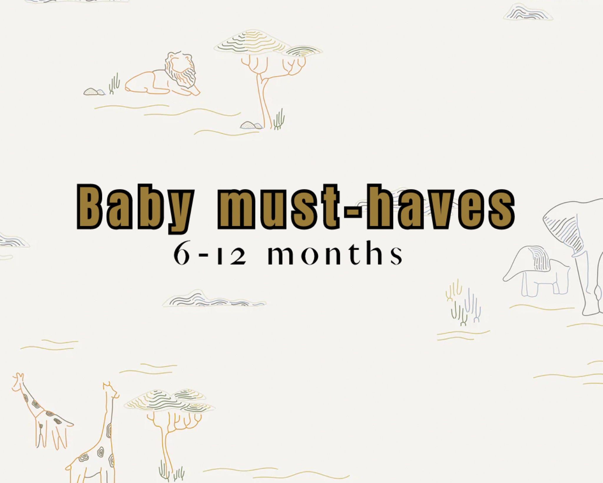 Must-haves 6 to 12 months ♥️

#LTKbump #LTKbaby #LTKfamily