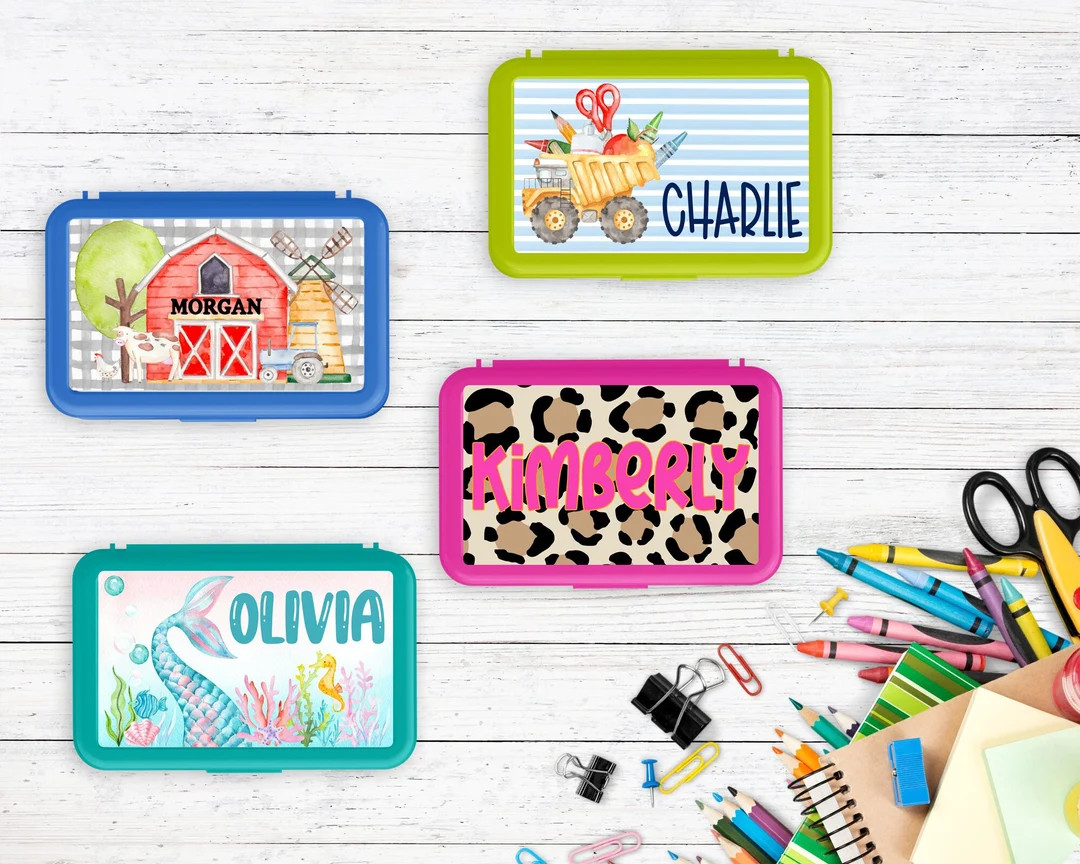 Personalized School Pencil Box - Etsy | Etsy (US)