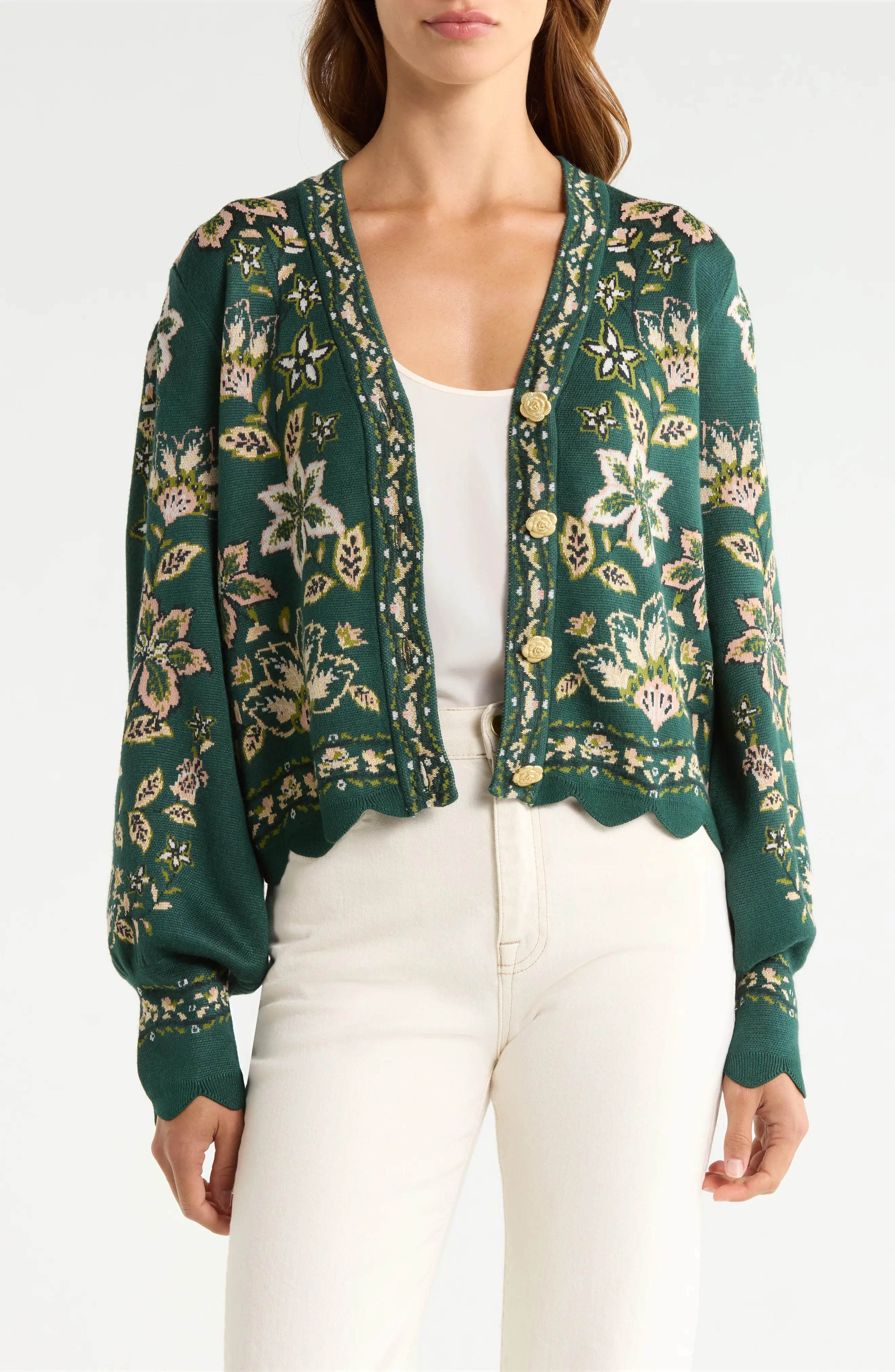 Garden Delight Button-Up Cardigan | Nordstrom