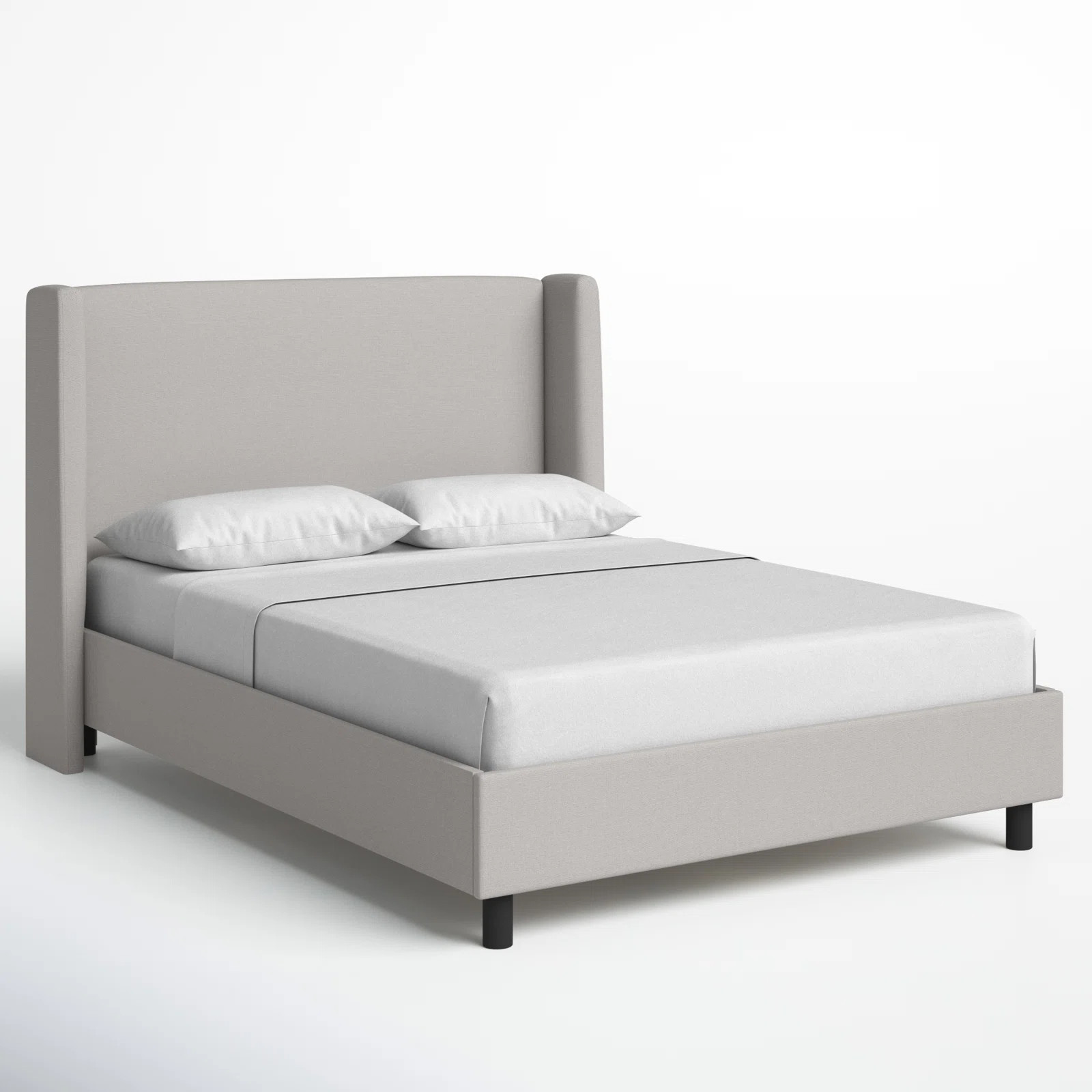 Joss & Main Tilly Linen Upholstered Wingback Bed & Reviews | Joss & Main | Joss & Main