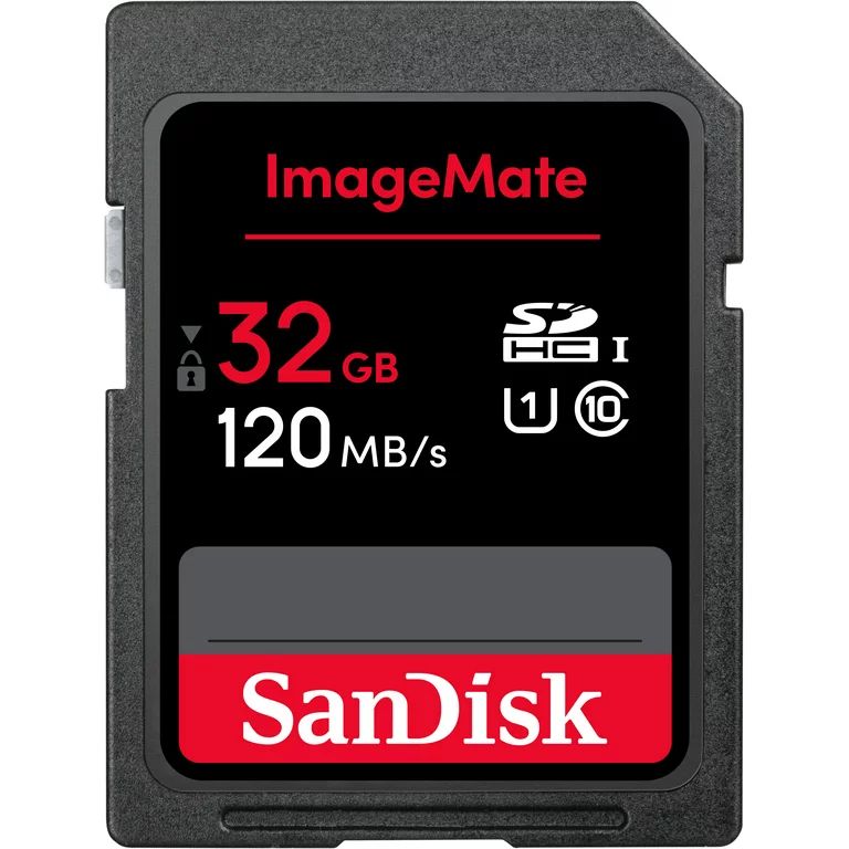 SanDisk 32GB ImageMate SDHC UHS-1 Memory Card - 120MB/s, C10, U1, Full HD, SD Card - SDSDUN4-032G... | Walmart (US)