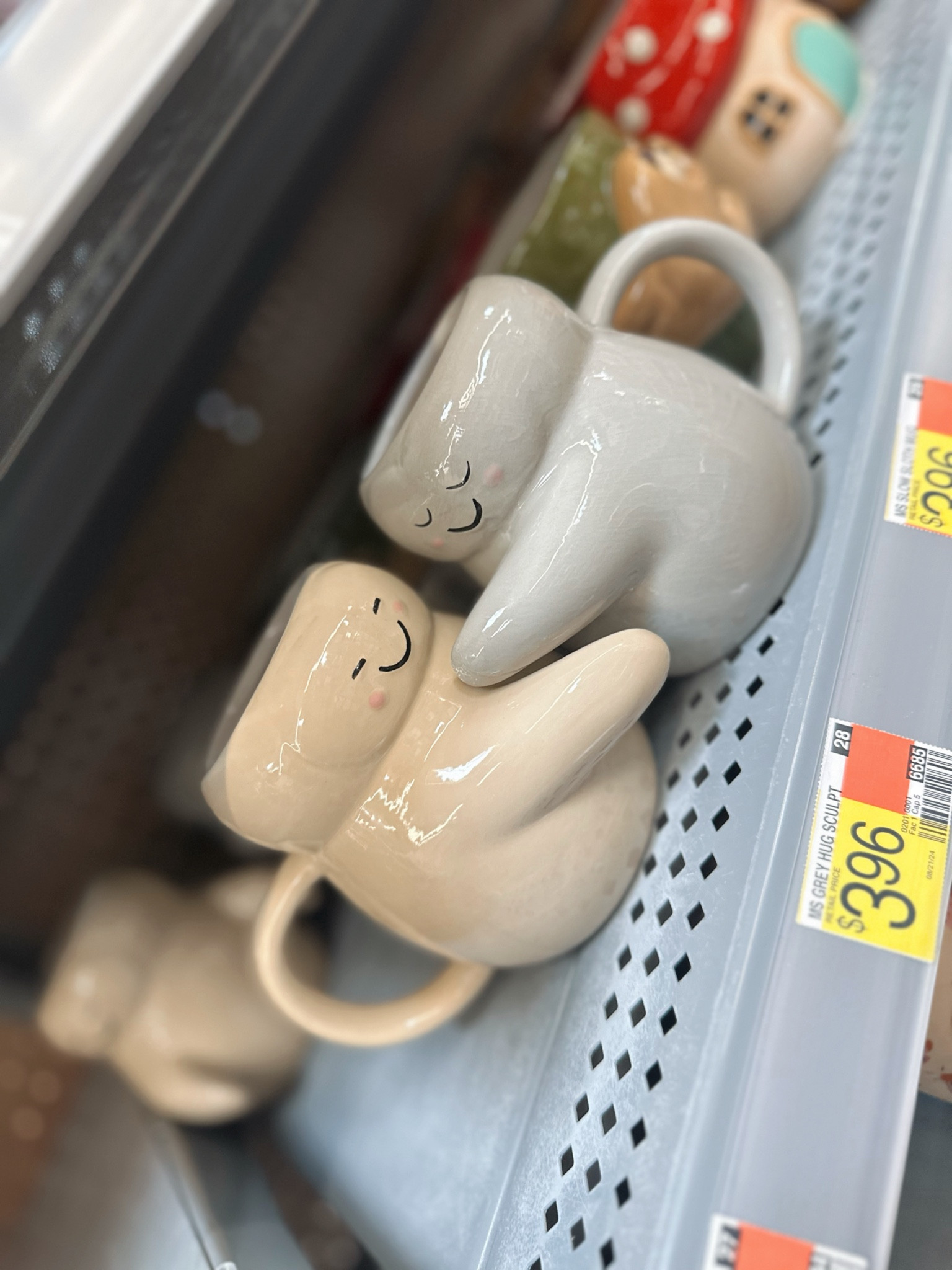 New hugging mugs at Walmart 🤍🫂