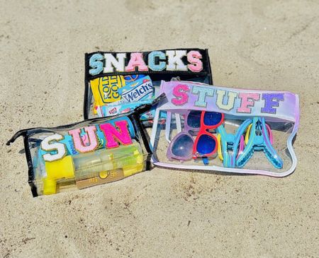 How cute are these clear labeled pouches for beach days?! 

#amazon #summeraccessories #beachessentials

#LTKitbag #LTKSeasonal #LTKtravel