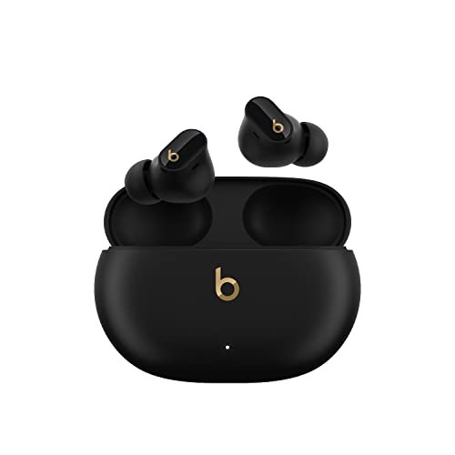 Beats Studio Buds + | True Wireless Noise Cancelling Earbuds, Enhanced Apple & Android Compatibility, Built-in Microphone, Sweat Resistant Bluetooth Headphones, Spatial Audio - Black/Gold | Amazon (US)