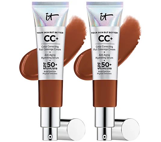 IT Cosmetics Your Skin But Better CC Cream Duo with SPF 50 | QVC