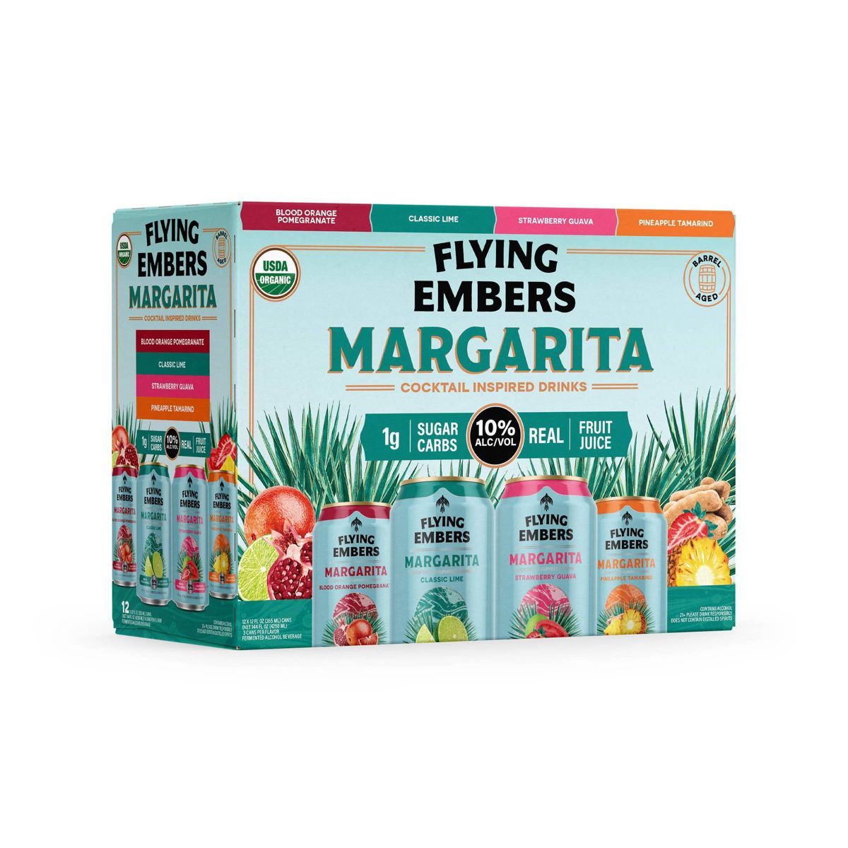 Flying Embers Sparking Margarita Variety - 6pk/12 fl oz Cans | Target