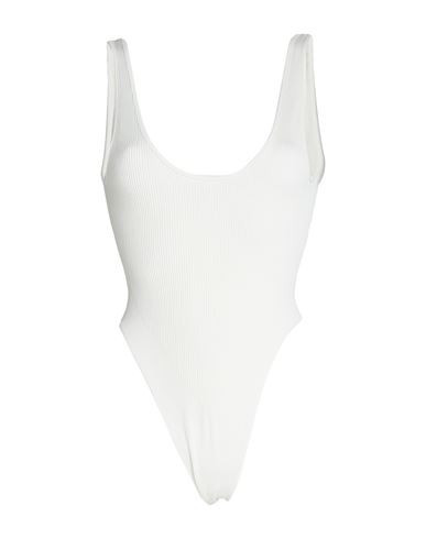 Andreādamo Woman Bodysuit Ivory Size XXL/XXXL Polyamide, Elastane | YOOX (US)