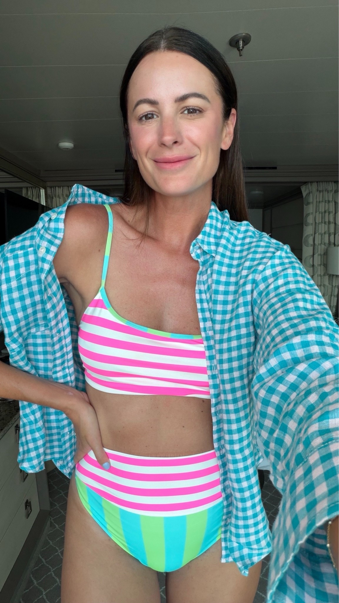 The only swim look I Packed for my cruise!!! Can you believe it?! It’s such a great fit and I love the colors!

#LTKootd #LTKSwim #LTKgrwm