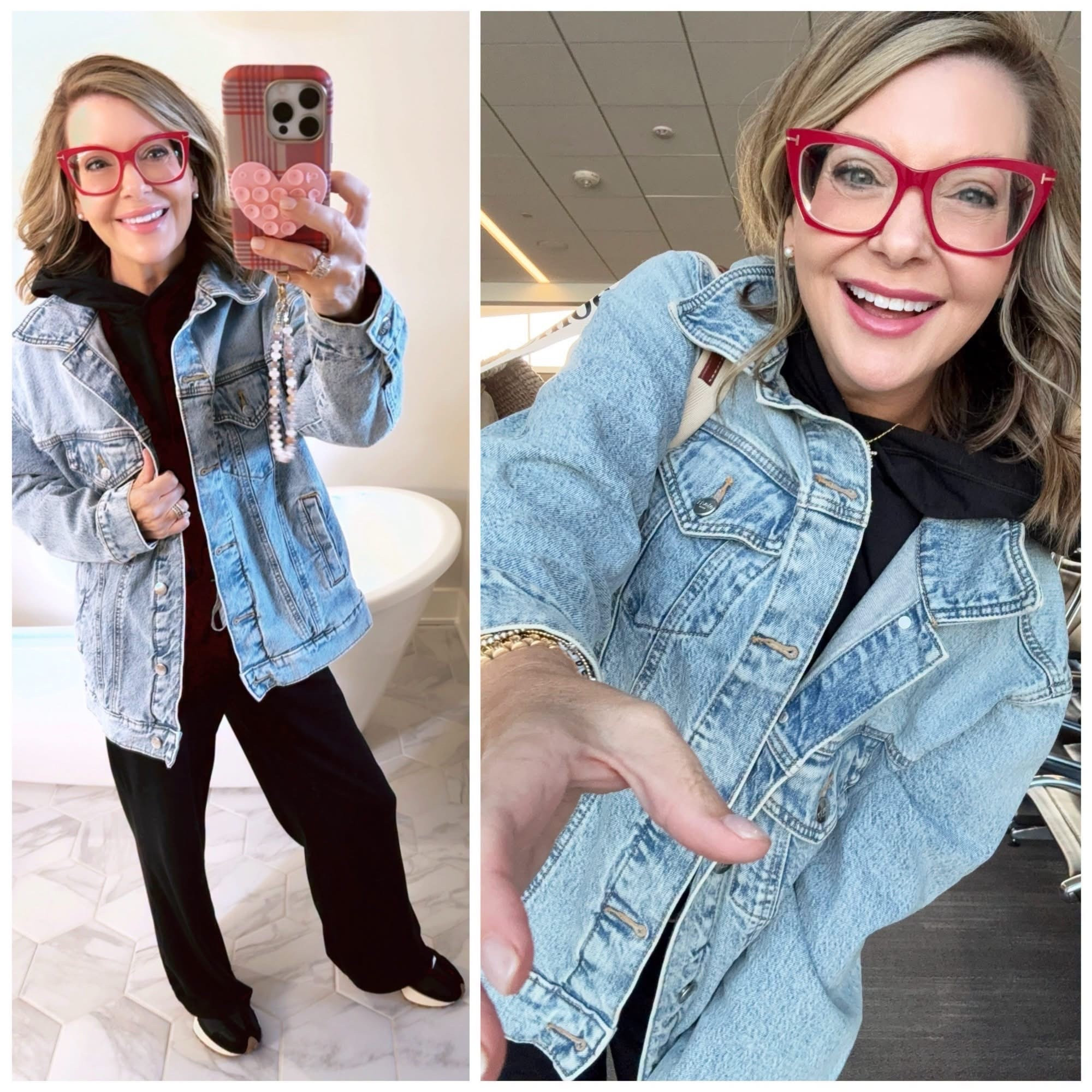 Heyyy! It’s Tuesday! Rounding up my travel fit for the trip to NYC! 

I’m into everything being oversized some days! 😆This denim jacket is fun and different! 

Dropping 🔗👇 to shop my entire look!

#LTKootd #LTKSaleAlert #LTKSeasonal