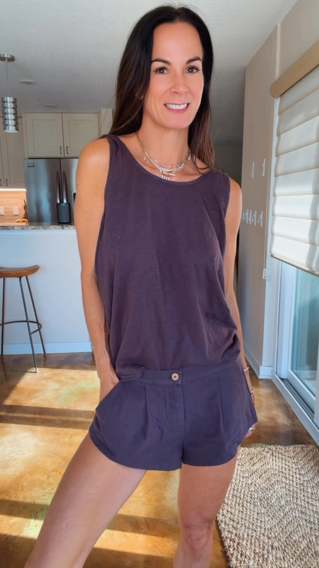 Chocolate brown just became my new summer neutral. 🤎✨

The pleated linen shorts? Chic. The drapey jersey top? Giving effortless beach house energy. Together? The kind of set that makes you look like you tried… when you absolutely didn’t. 😏

Throw on a stack of jewelry, your favorite sandals, and you’re ready for brunch, vacation, errands, or sunset cocktails.

This one’s getting packed for every trip.
Wearing XS

#NicoleColeeStyle #SummerStyle #LinenLove #NeutralStyle #LTKFashion

#LTKdayinmylife #LTKgrwm #LTKootd
