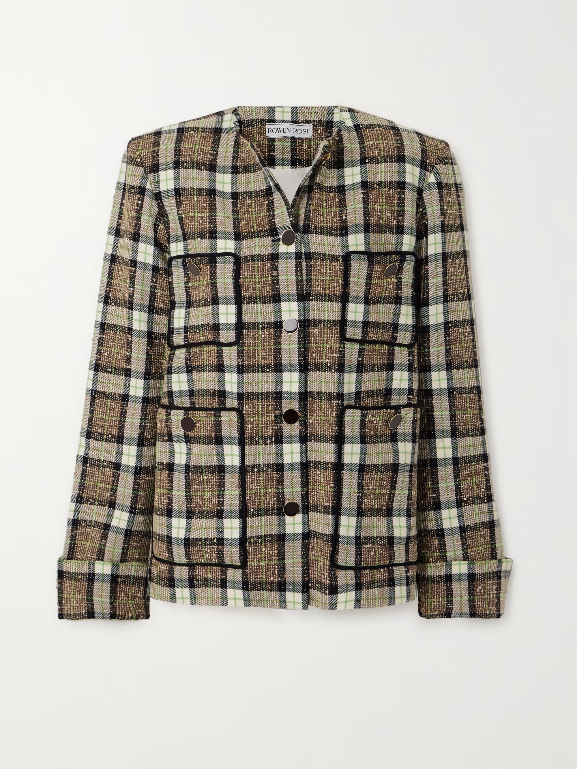 Checked tweed jacket | NET-A-PORTER (UK & EU)