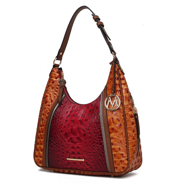 MKF Collection Becket Women Shoulder Bag Faux Crocodile-Embossed, Vegan Leather Handbag by Mia K ... | Walmart (US)