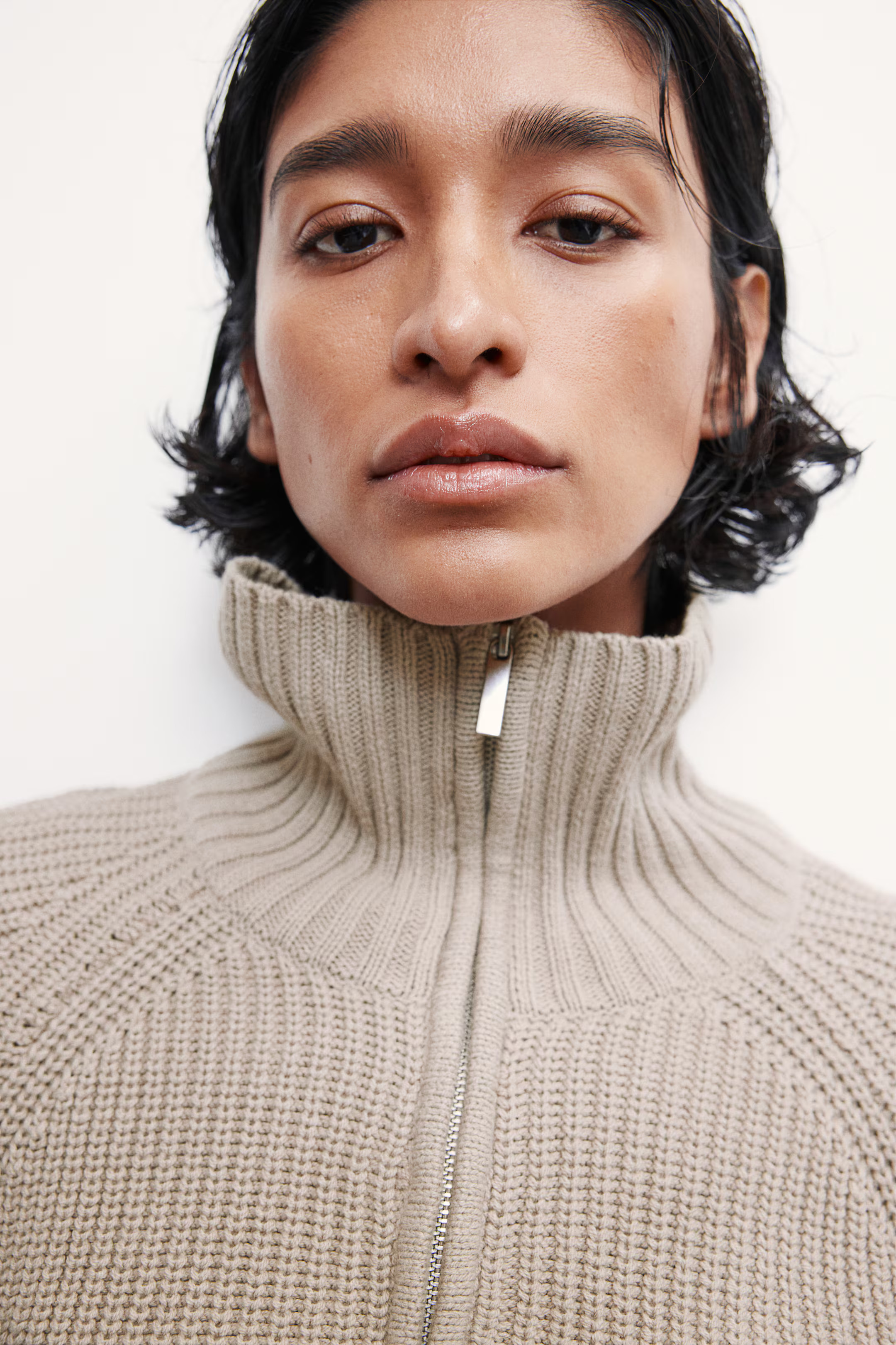 Rib-knit Half-zip Sweater | H&M (US + CA)