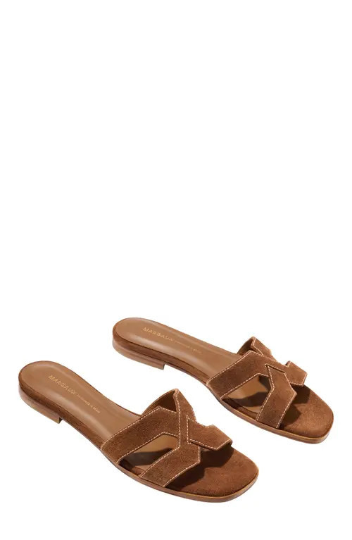 MARGAUX The MX Sandal in Saddle Suede at Nordstrom, Size 37.5 | Nordstrom
