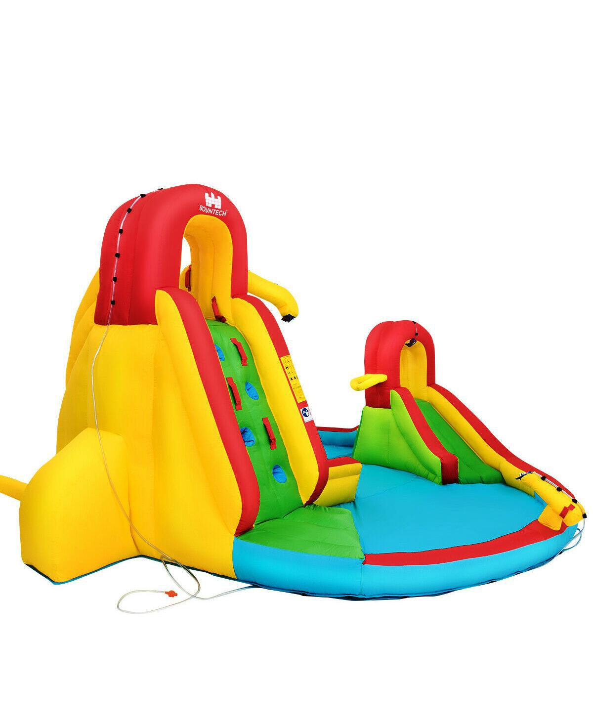 Mecale Kids Inflatable Water Slide Bounce House Park with 480W Blower Included - Yellow | Macy's