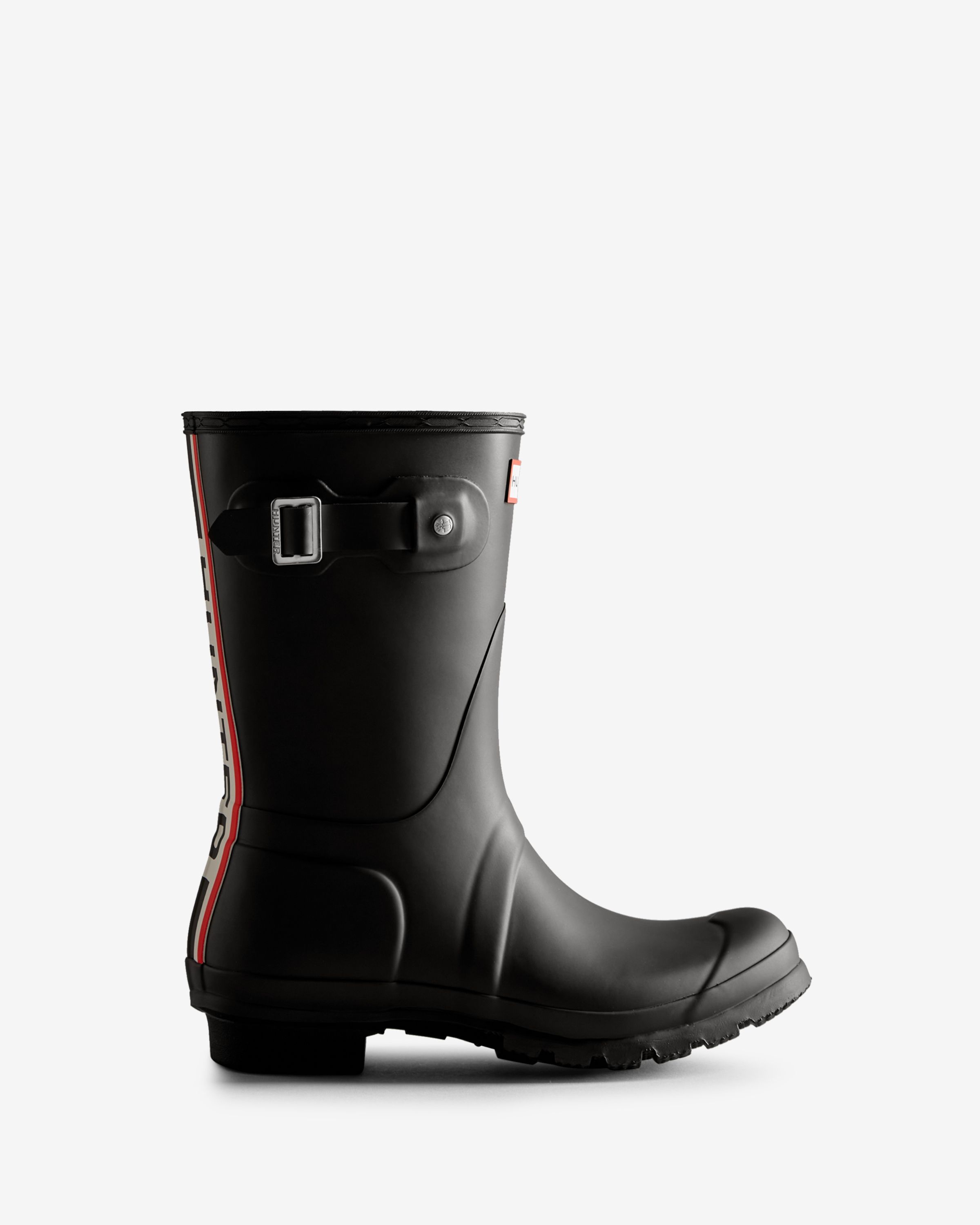 Women's Tri-Colour Logo Backstrap Short Rain Boots | Hunter (US and CA)