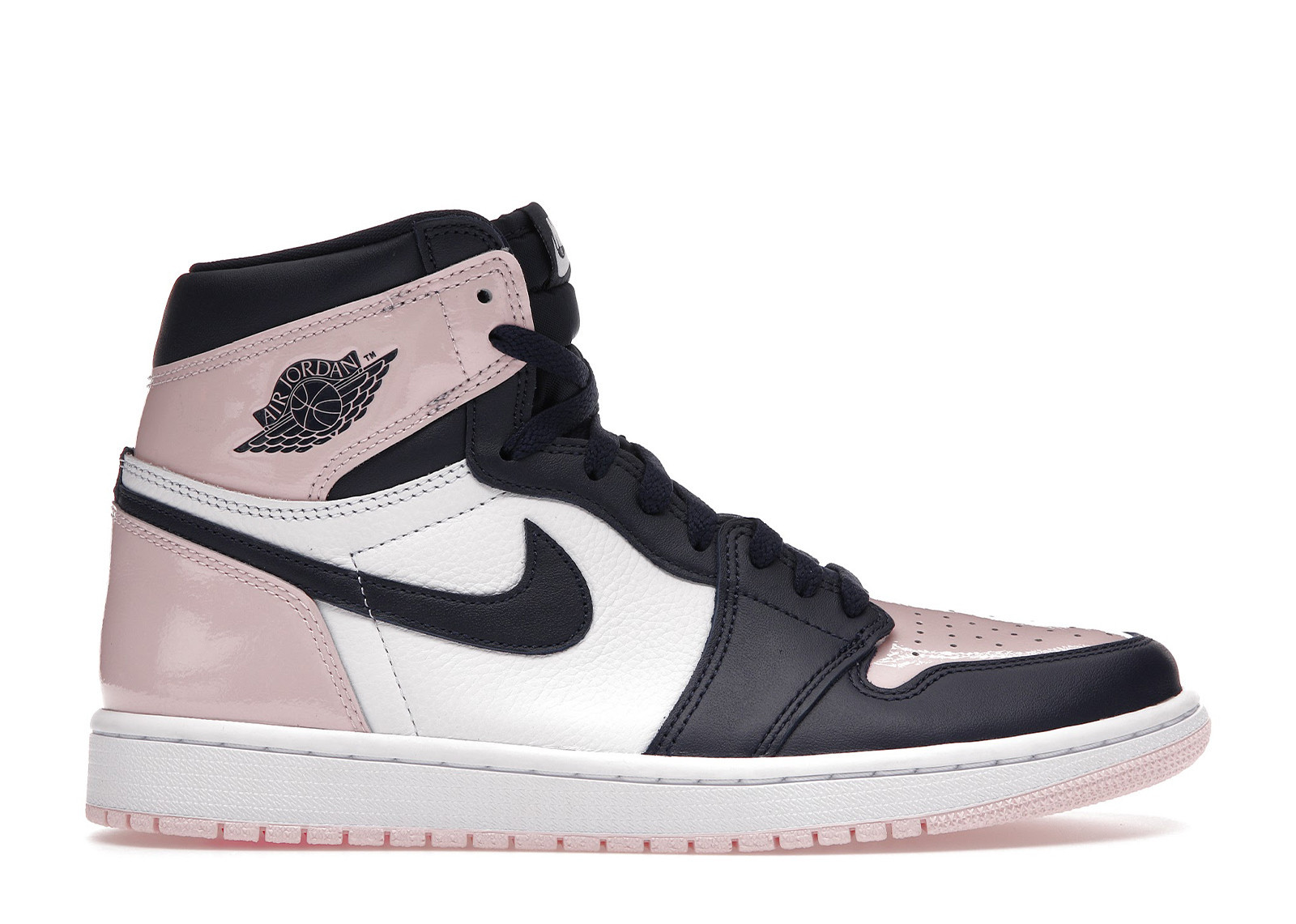 Jordan 1 Retro High OG (Women's) Sneakers in Atmosphere/White/Laser Pink | StockX