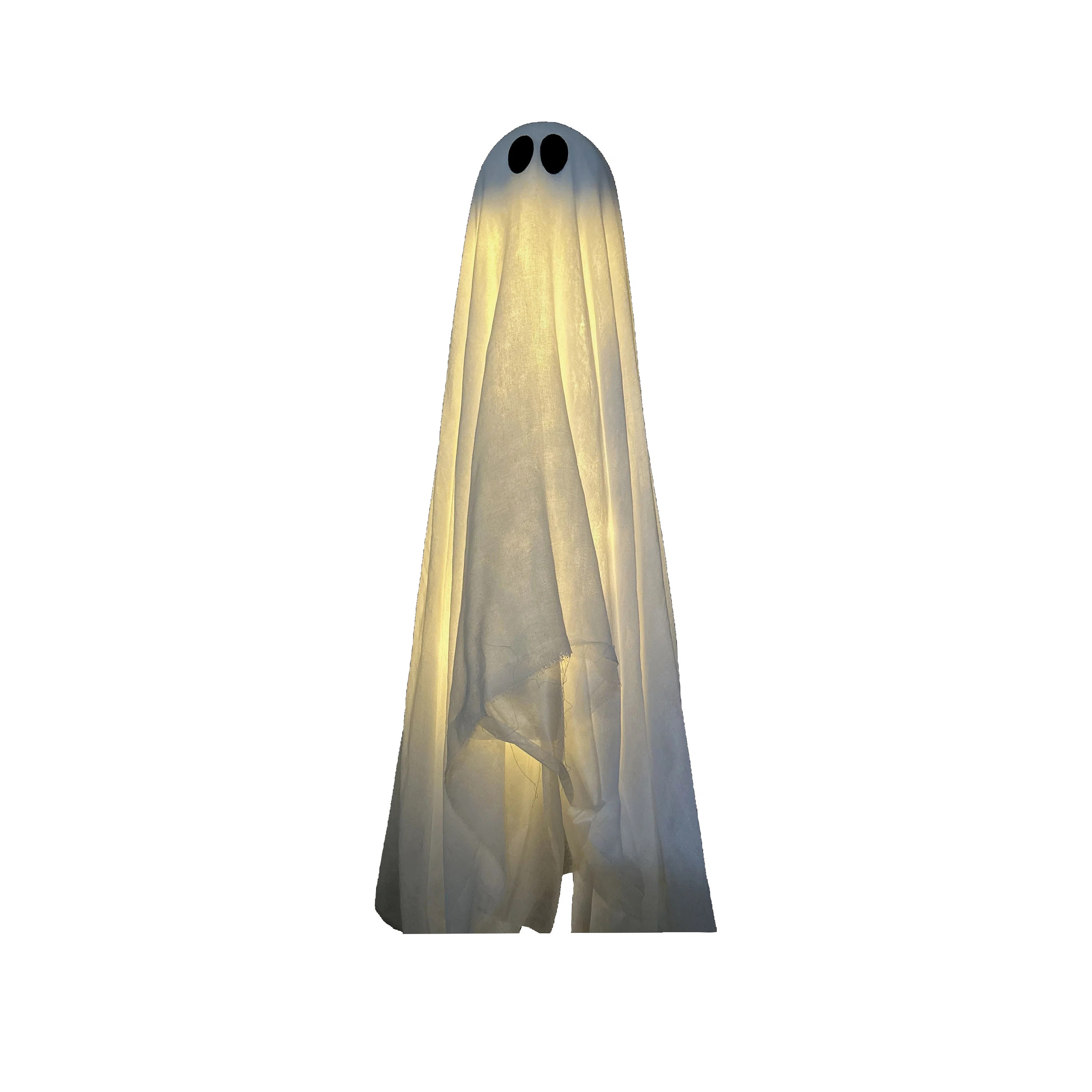Birch Lane™ Halloween Lighted Decoration LED Hanging White Ghost | Birch Lane | Birch Lane