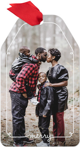 Merry Doodle Metal Ornament | Shutterfly