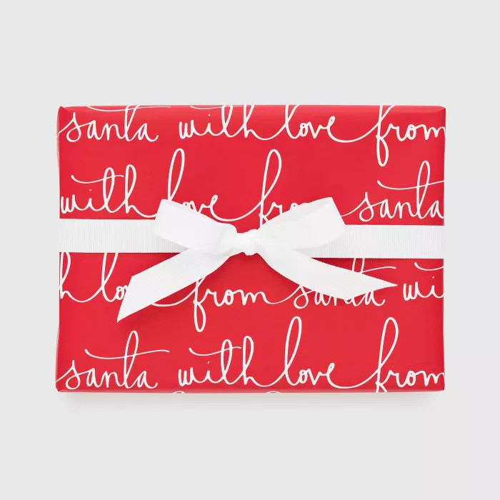 Red From Santa Gift Wrap, Single Roll - Sugar Paper™ | Target
