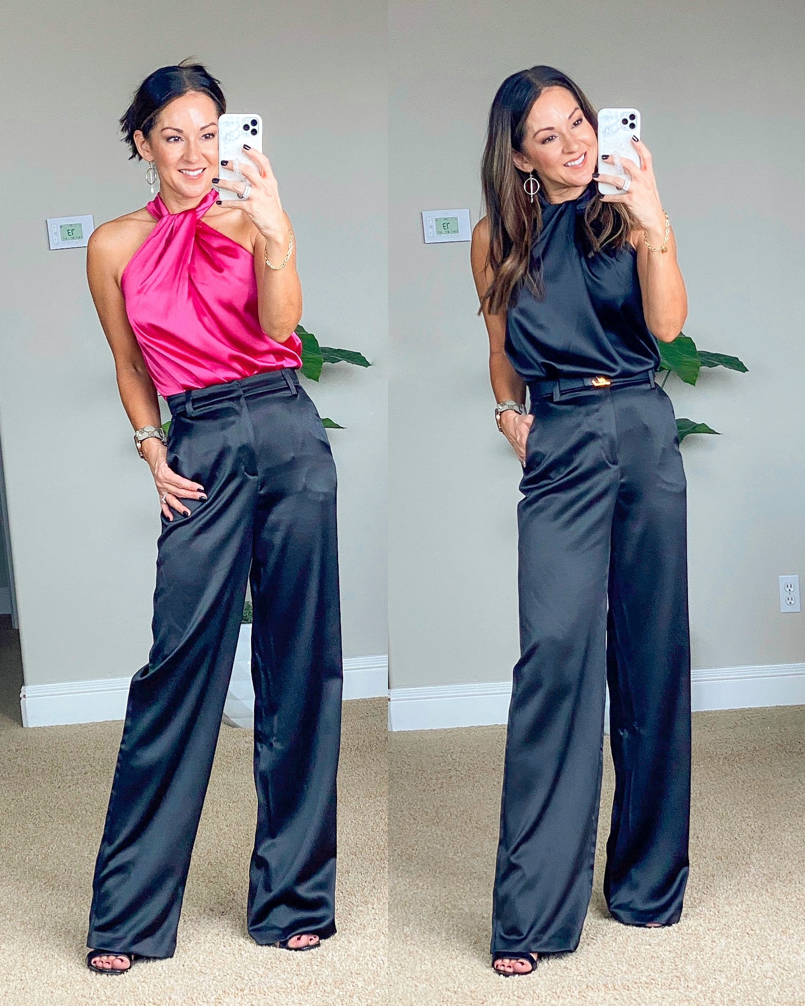 Save 10% on the Gibsonlook Holiday Glam Collection & everything at Gibsonlook code HOLLY10. Holiday party looks! Halter neck blouse xxs | trousers xxs | shoes tts 

Holiday looks | holiday party outfit | office party outfit  | work party outfit | Christmas party outfit 

#LTKsalealert #LTKHoliday #LTKstyletip