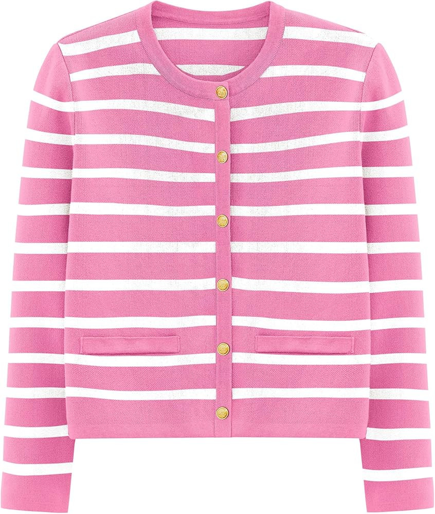 PRETTYGARDEN Women's Winter Cardigan Sweaters Button Down Open Front Long Sleeve Knit Cardigans S... | Amazon (US)