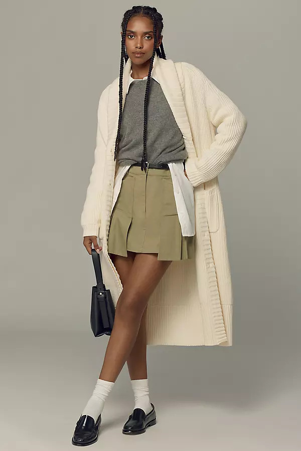 Longline Coatigan Sweater | Anthropologie (US)