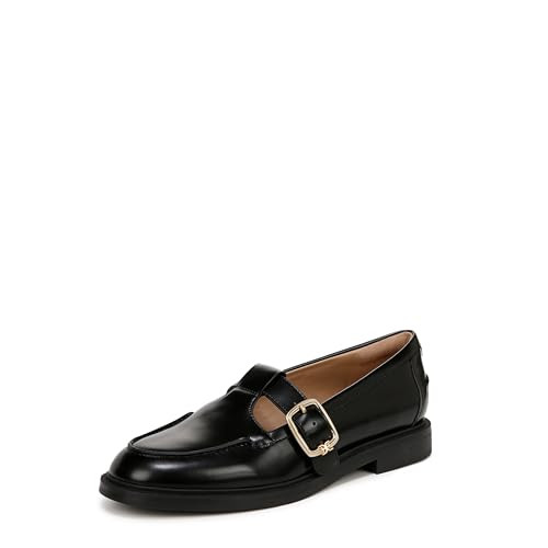 Sam Edelman Women's Elaina Loafer Black Leather 5.5 Medium | Amazon (US)