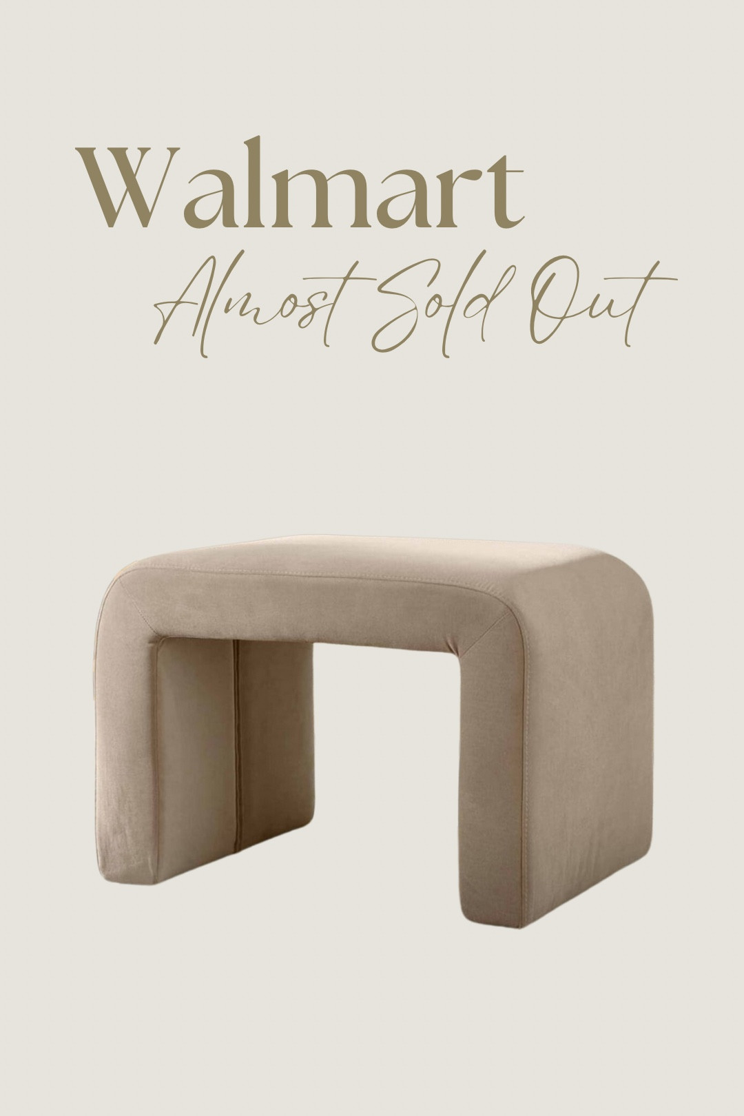 @walmart ottoman almost sold out🙌🏼🙌🏼 in more than 200 shopping carts get yours before is gone 🙌🏼

#LTKFindsUnder100 #LTKHome #LTKSaleAlert