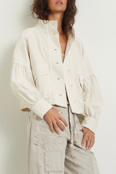 White jacket 
Green jacket
Spring jacket

#LTKSeasonal
