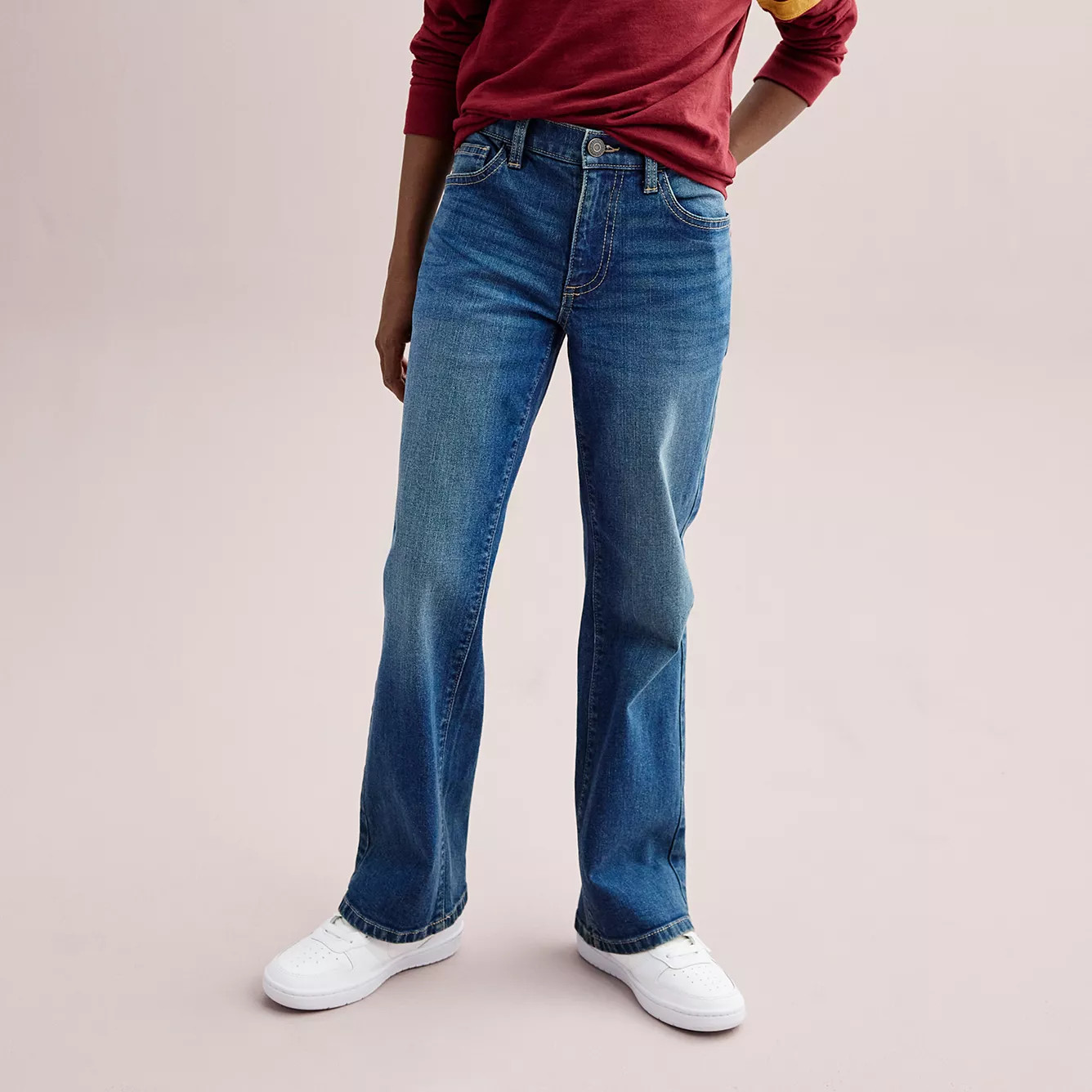 Boys 7-20 Sonoma Goods For Life® Straight-Fit Flexwear Denim Jeans in Regular & Husky Sizes | Kohl's