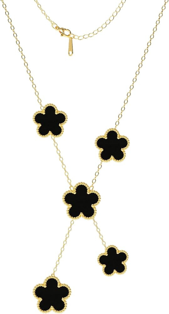 AICase Clover Necklace for Women 18K Gold Plated Four Leaf Clover Necklace Lucky Pendant Jewelry ... | Amazon (US)