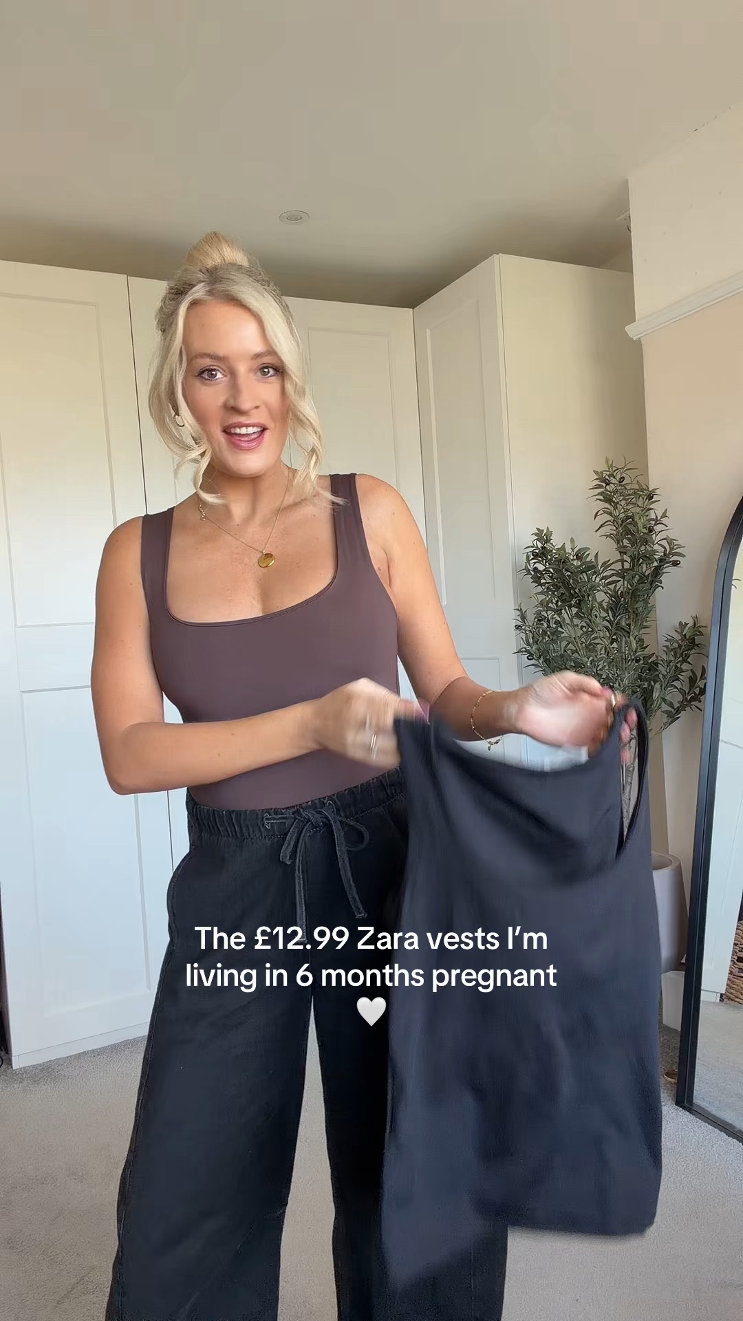 The Zara £12.99 vests I’m living in atm!! Wearing size S xx 

Spring essentials, bump friendly outfit

#LTKuk #LTKspring