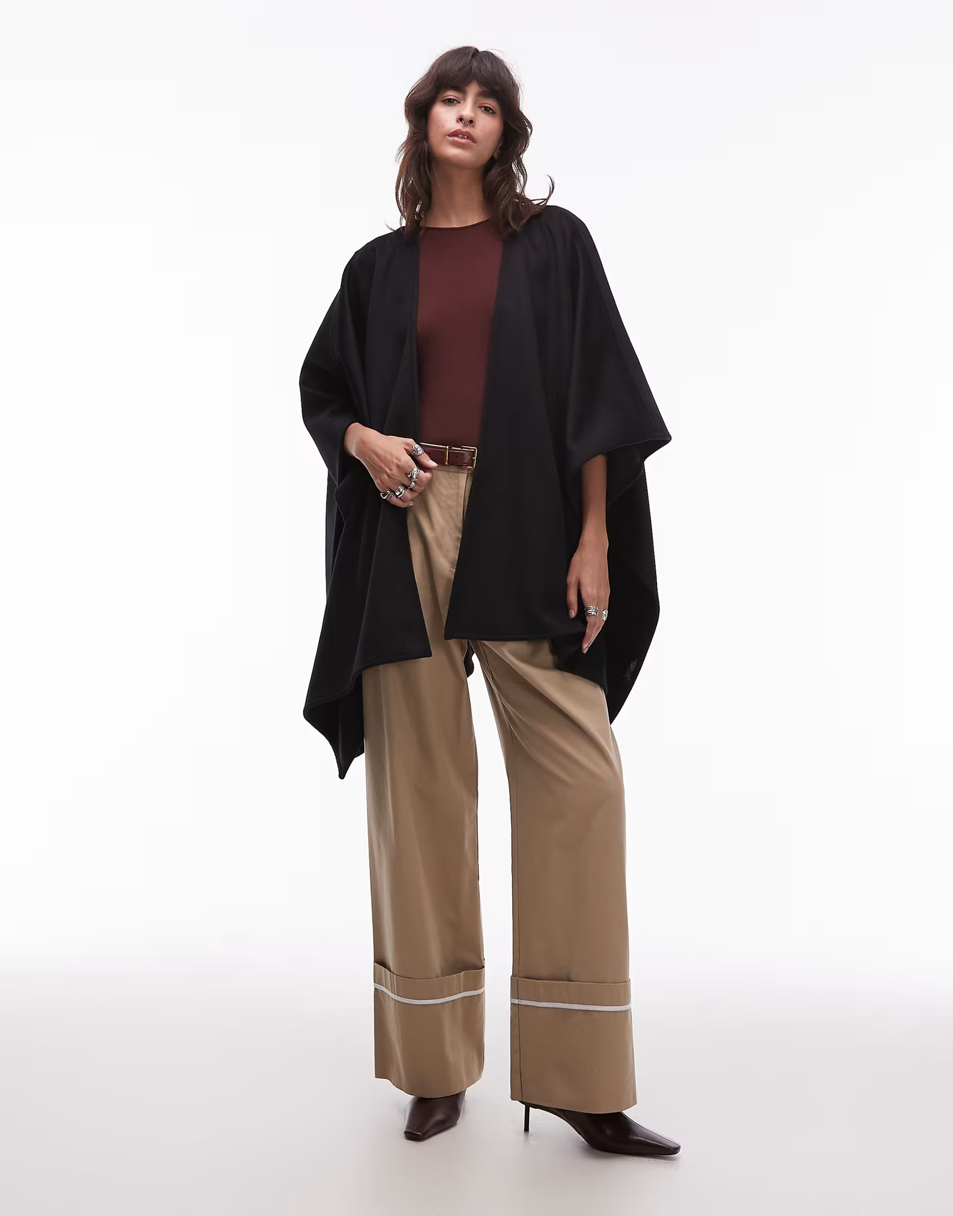 & Other Stories wool cape in black | ASOS | ASOS (Global)
