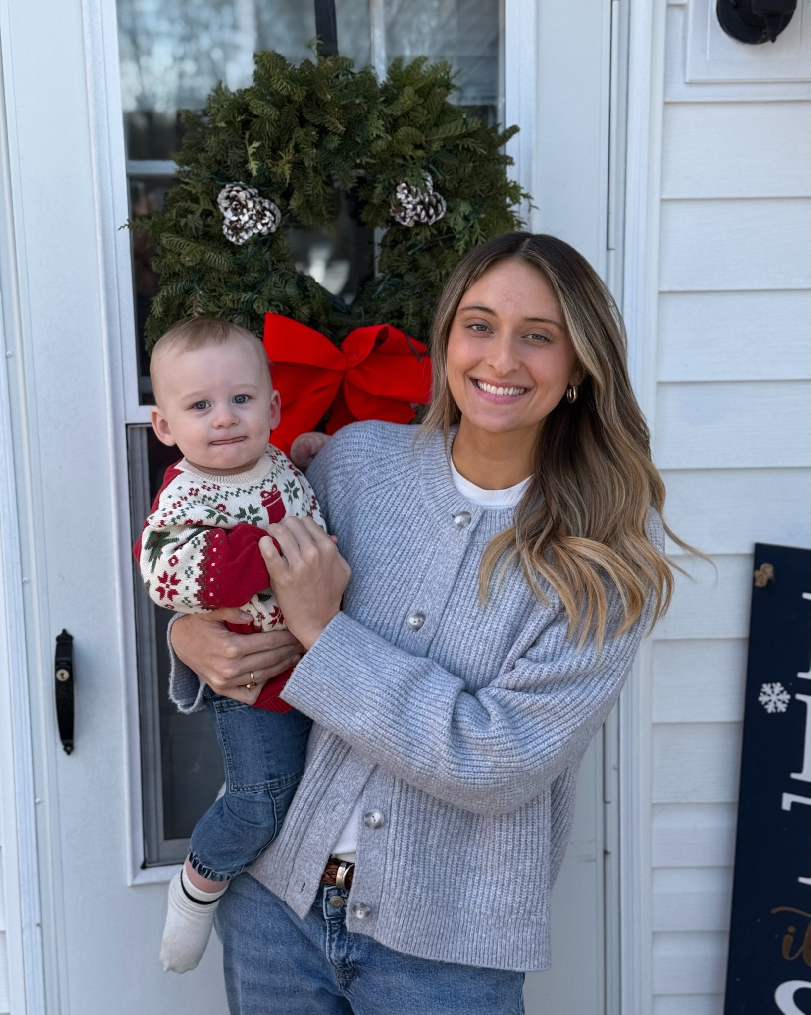 Happy holidays! 
My son’s sweater is on sale and it’s soo cute! Stock up for next Christmas! 

My sweater is from the Kathleen Post Abercrombie collab, sold out but linked some similar looks from Abercrombie that I have in my shopping cart  

#LTKHoliday #LTKGiftGuide #LTKSaleAlert